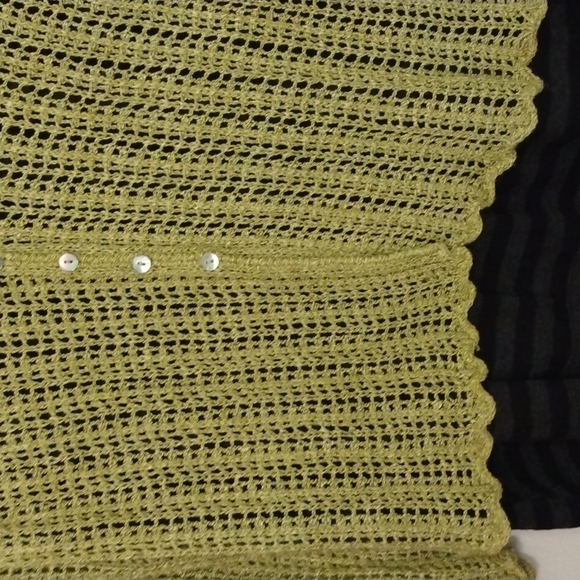 Sigrid Olsen Crochet Silk Sweater ~ Lrg - Picture 3 of 7